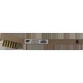 Dynamic DYN11300 3 x 7 Rows Brass Wood Handle Brush 652270220406